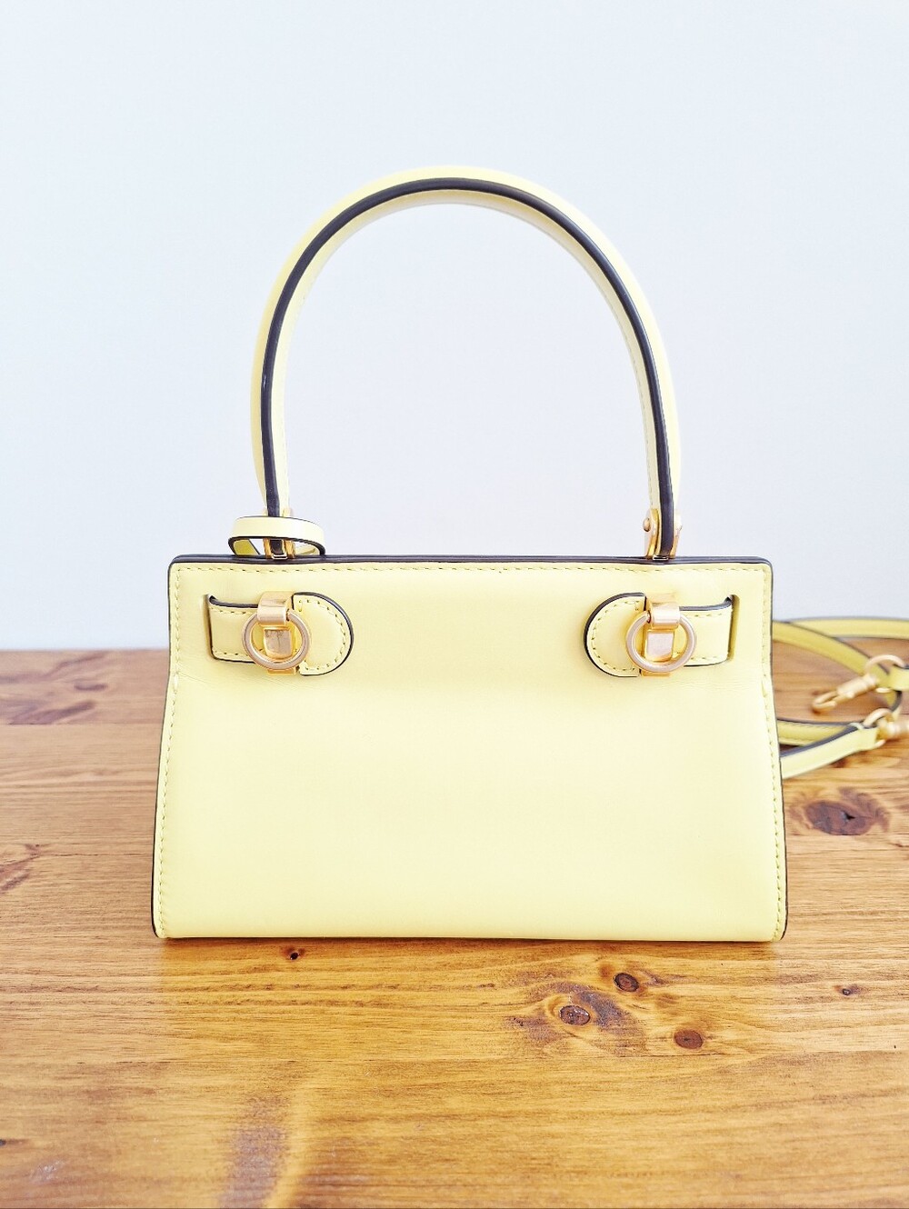 Tory Burch Lee Radziwill Petite Mini Bag - Butter Yellow - Picture 7 of 11